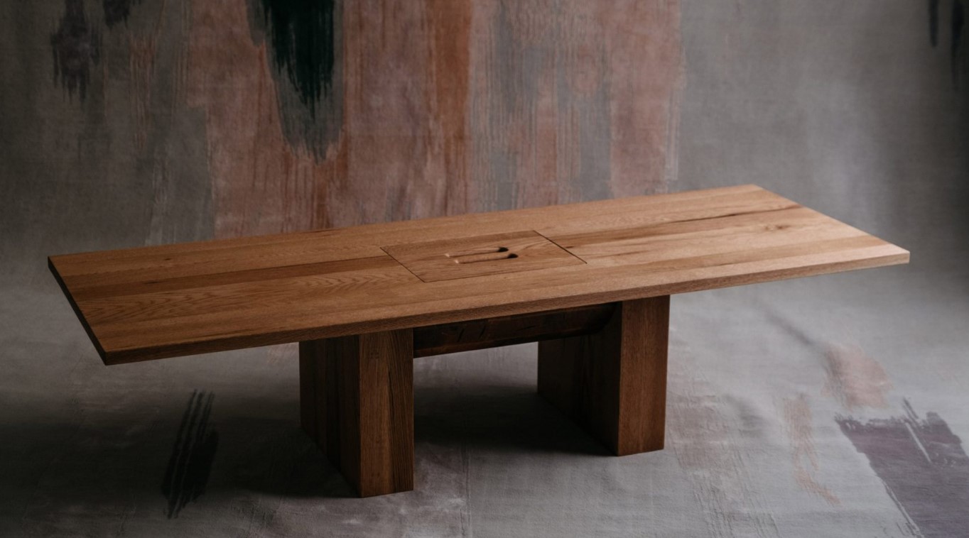 Canadese studio Odami tovert 130-jaar oude rode eik om in prachtige meubels
